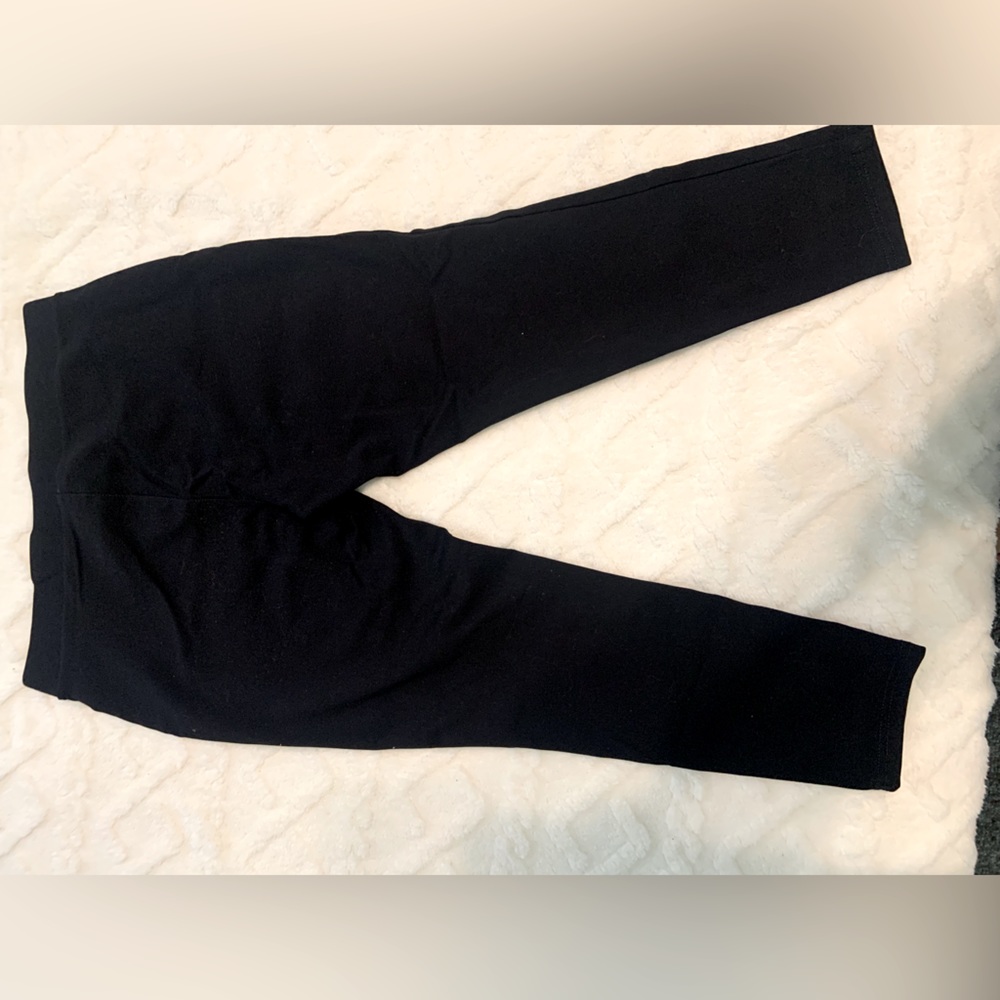 Black stretch pants